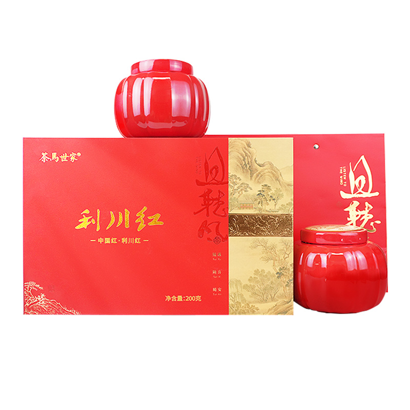茶马世家特级恩施利川红礼盒200g（100g*2罐）
